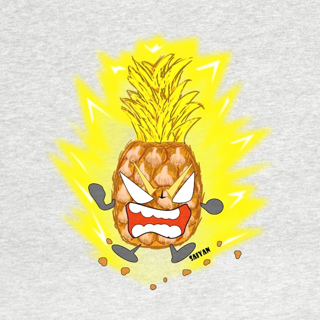 40 Pineapple Super Saiyan by ChuyDoesArt